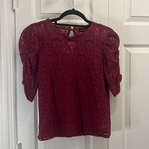 Lace top with matching tank underneath